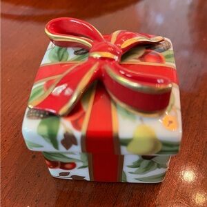 Tiffany trinket box. 2.125 inches/ 2inches in height.  New without tag